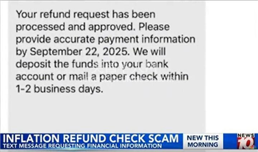 NY皇后区纽约罗彻斯特惊现通膨退税支票诈骗