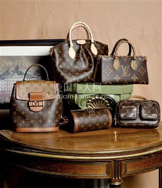 LA洛杉矶2025经典老花单肩包，一件包邮，全球可发