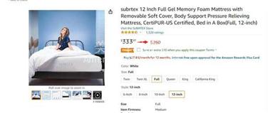 罗斯米德美国知名品牌 全新记忆床垫及家居用品超低价直销